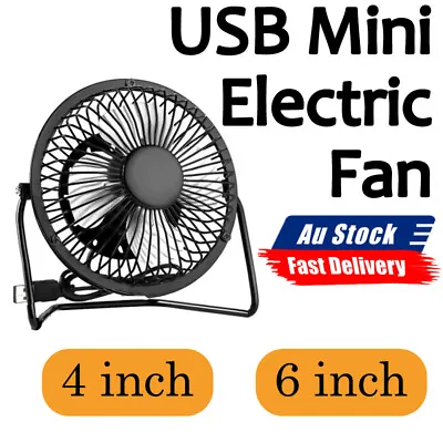$11.98 • Buy USB Powered Portable Table Fan Mini USB Desk Fan Small Quiet Personal Cooler