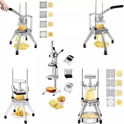 VEVOR Commercial Vegetable Dicer Fruit Dicer Vegetable Chopper French Fry Cutter • $48.99