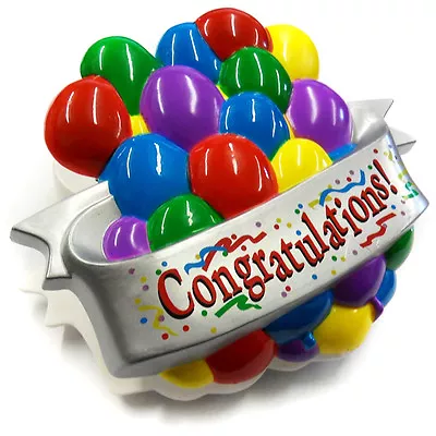 Acme Magnetic Congradulations Clip With Balloons Makes Sound  Brand New  • $7.69