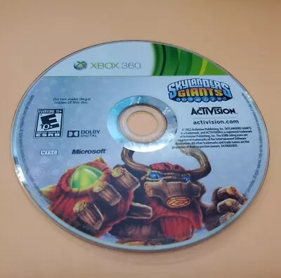 Skylanders: Giants (Microsoft Xbox 360 2012) DISC ONLY TESTED WORKS GOOD  • $11.95