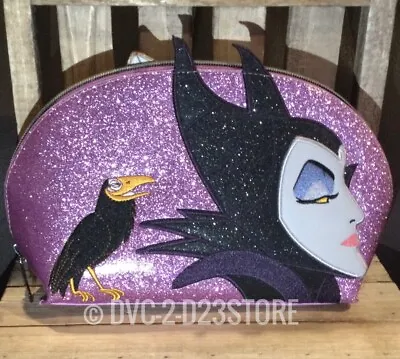 Disney Danielle Nicole Maleficent/Sleeping Beauty Zip Cosmetic Clutch Case Bag • $54.99