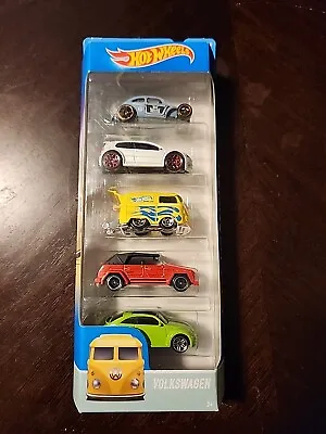 2015 Hot Wheels 5 Pack Volkswagen - Kool Kombi Beetle Golf VW Type 181 • $13.99