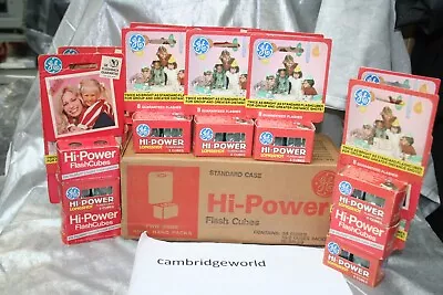 36pc Original GE Hi Power Flash Cubes In The Factory Packed Box FLASHCUBE • $59.99