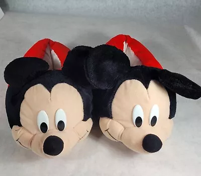 Vintage Disney Womens Slippers Mickey Mouse Unlimited Size 7/8 • $24.50