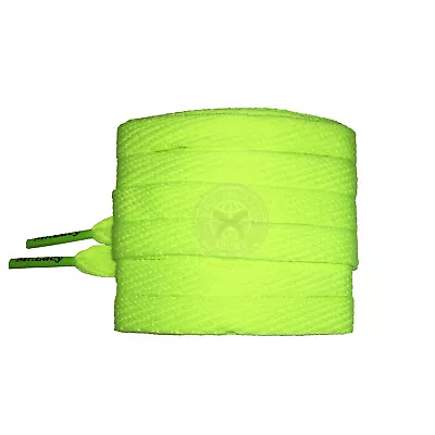 Mr Lacy Flatties Colour Tips - Neon Lime Yellow & Neon Green Shoelaces • £4.99