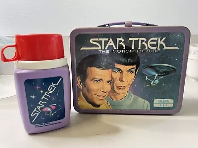 Vintage 1979 Thermos Star Trek The Motion Picture Lunch Box & Thermos • $75.95