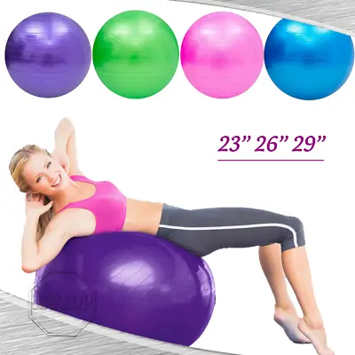 $13.95 • Buy 23  26  29  Exercise Workout Yoga Ball Anti Burst For Fitness Balance Control US