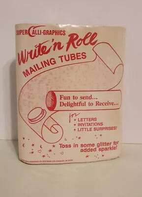 Vintage! Super Calli-Graphics Write N Roll Mailing Tubes Set Of 4 • $10.25