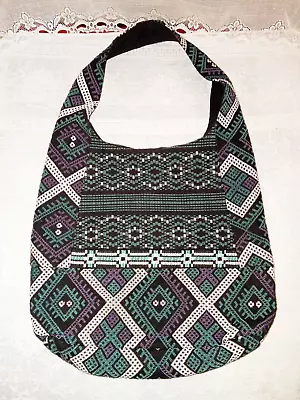 Mossimo Supply Co Southwestern Print Tapestry Hobo Messenger Bag • $11.99