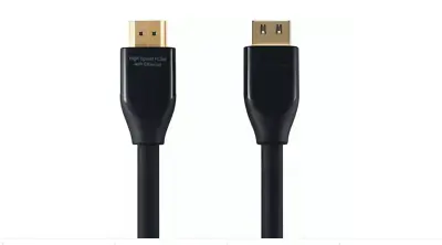 SANDSTROM Black Series S1HDM115 High Speed HDMI Cable With Ethernet - 1 M • £14.99
