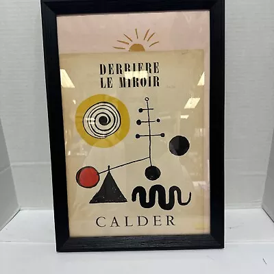 Alexander Calder Original Lithograph From Derriere Le Miroir COVER!! • $275
