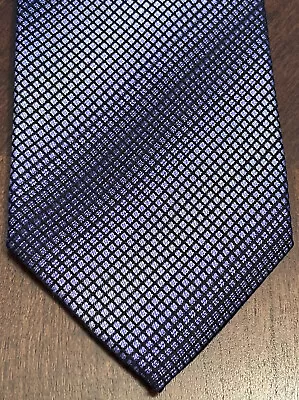 Van Heusen Purple Black Hand Made 100% Silk Men’s Neck Tie Made In China • $13.99