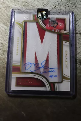 2023 Immaculate Mike Alstott Gold FOTL Patch  M  Auto /8 • $102.50