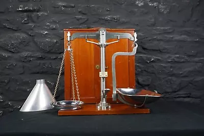£150 • Buy Vintage De Grave Inspection Scales In Mahogany Travel Case ~ Marked Carnarvon