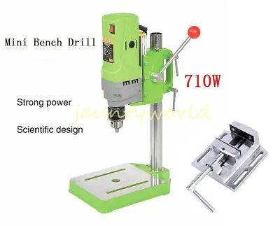 Mini Drill Press Bench Small Electric Drill Machine Work Bench 710W 220V • $299.92
