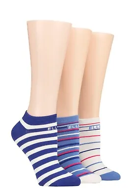 £10.99 • Buy Elle Ladies' Cotton No-Show Anklet, Regular And Knee High Socks, In Many Colours
