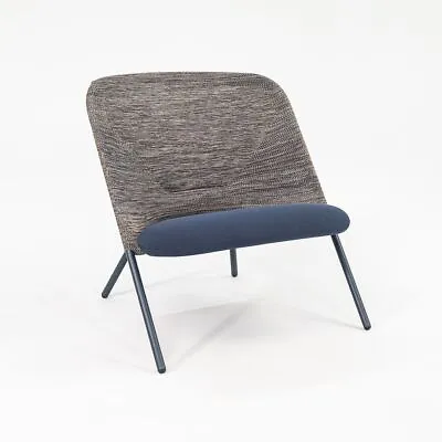 2022 Jonas Forsman For Moooi 3D-Knitted Shift Lounge Chair In Blue Grey Fabric • $1000