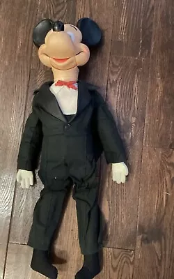 Vintage 1973 Horsman Mickey Mouse 30” Ventriloquist Doll - Used • $60