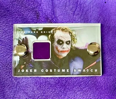 Batman The Dark Knight - Joker Costume Fabric Prod-Used - Movie Prop • $59.99