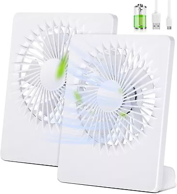 £9.99 • Buy 6 Inch USB Desk Fan Portable Table Desktop Cooling Fan 3 Speeds Air Circulator