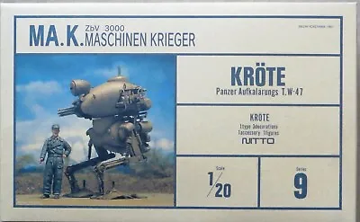 Nitto Krote PaK. TW-47 1/20 Scale Model Kit SF3D Maschinen Krieger Ma.K SEALED • £62