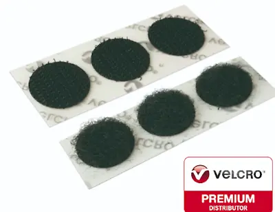 VELCRO® Hook And Loop Dots Coins Squares Self Adhesive Sticky Back • £34.95