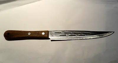Vintage Vernco Stainless Steel Made In Japan Knife 6 3/4” Blade Wooden Handle • $9.99