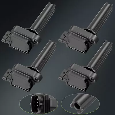 Set Of 4 Brand New Ignition Coils Pack Kit For 03-11 Saab 9-3 2.0L Turbo UF526 • $50.99