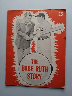 1948 -  THE BABE RUTH STORY  - Original Movie Theatre - Promo Booklet • $48
