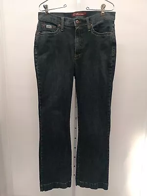 Z Cavaricci  Jeans Womans Size 12 Dark Wash Pants Authentic Cotton Spandex Blend • $18.88