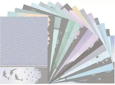 Hunkydory TWILIGHT UNDER THE SEA Luxury Inserts For Cards (A4 16 Sheets) • £3.75