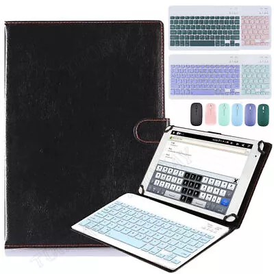 For Samsung Galaxy Tab S6 S7 S8 S9 FE A7 A8 A9PlusBluetooth Keyboard Case Mouse • $37.99