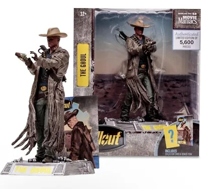 McFarlane Toys Fallout The Ghoul Posed Figure Movie Maniacs CONFIRMED • $59.95