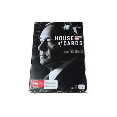 House Of Cards: Complete Seasons 1-4 DVD Kevin Spacey Robin Wright Region 4 • $20.20