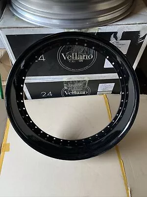 22 X 4.5”Outer Reverse Lip”black”fits All 3pc Wheel VellanoAsantiAdv1 40 Holes • $370