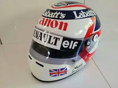 F1 Nigel Mansell Signed Replica Helmet 1:1 Scale Williams • £1350