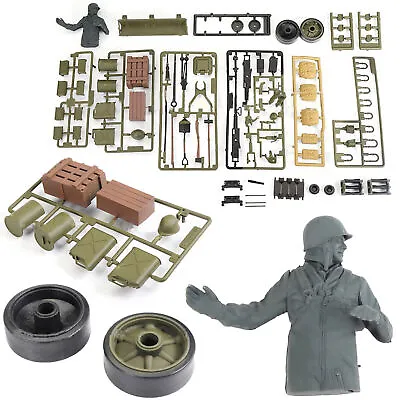 1:16 USA Self-assembled Full Set Kits For Henglong RC Tank Sherman 3898-1 M4A3 • $22.88