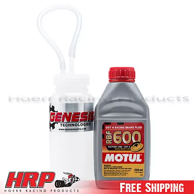 Brake Bleeding Kit With Magnet Mount Bottle And Motul 8068HL RBF 600 • $32.99