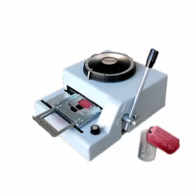 72 Letter Dog Tag ID Metal Tag Punching Machine Embossing Machine High Quality • $569.01