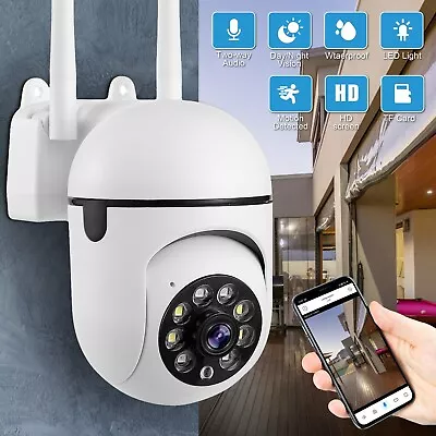 Wireless Camera 2.4G/5G CCTV 1080P Home WiFi Smart Motion Detection Audio Auto • $16.99