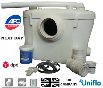Uniflo/4s Macerator Pump With 22mm DischargeShower Basin/WcSaniflo Alternative • £199.99