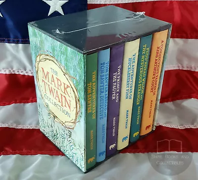 NEW SEALED Mark Twain Collection 6 Book Box Set Gift Edition Hardcover • $69.95