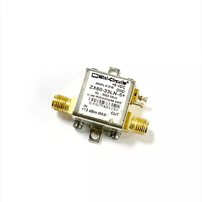 Mini-Circuits ZX60-33LN-S+ 50-3000MHz SMA RF Low Noise Amplifier • $139