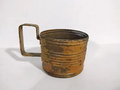 Vintage Chase Copper Cup With Handle 2  Painted Rustic Country Farm Decor • $12.95