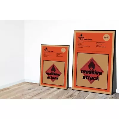 £7.19 • Buy Massive Attack Blue Lines Fine Art Album Poster