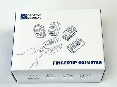 Creative Medical Fingertip Oximeter Pulse Check Oxygen Levels PC00030015 W/ Case • £39