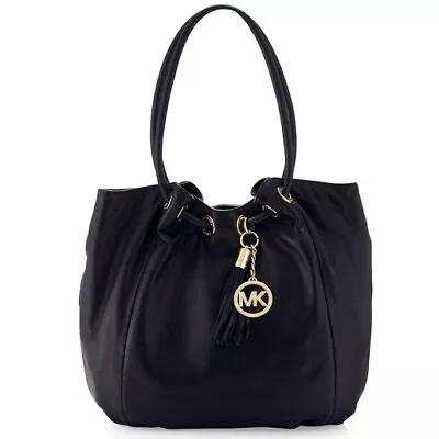 Michael Kors Ring Tote LG Ring Tote Genuine Leather NS Luxury Handbag • $79.99