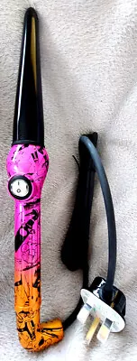 Mark Hill Magic Wand Hair Curling Iron Limited Edition Illustrated People UNUSED • £26.99