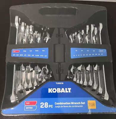 Kobalt 28pc Combination Wrench Set SAE / METRIC Stubby And Standard Sizes *NEW** • $34.95