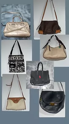 Michael Kors & Dooney & Bourke 7 Handbag Bundle Lot Up Cycle Rehab Salvage AS IS • $60